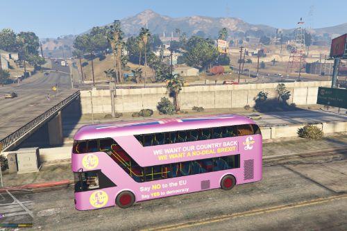 UKIP Brexit livery for Borismaster Bus